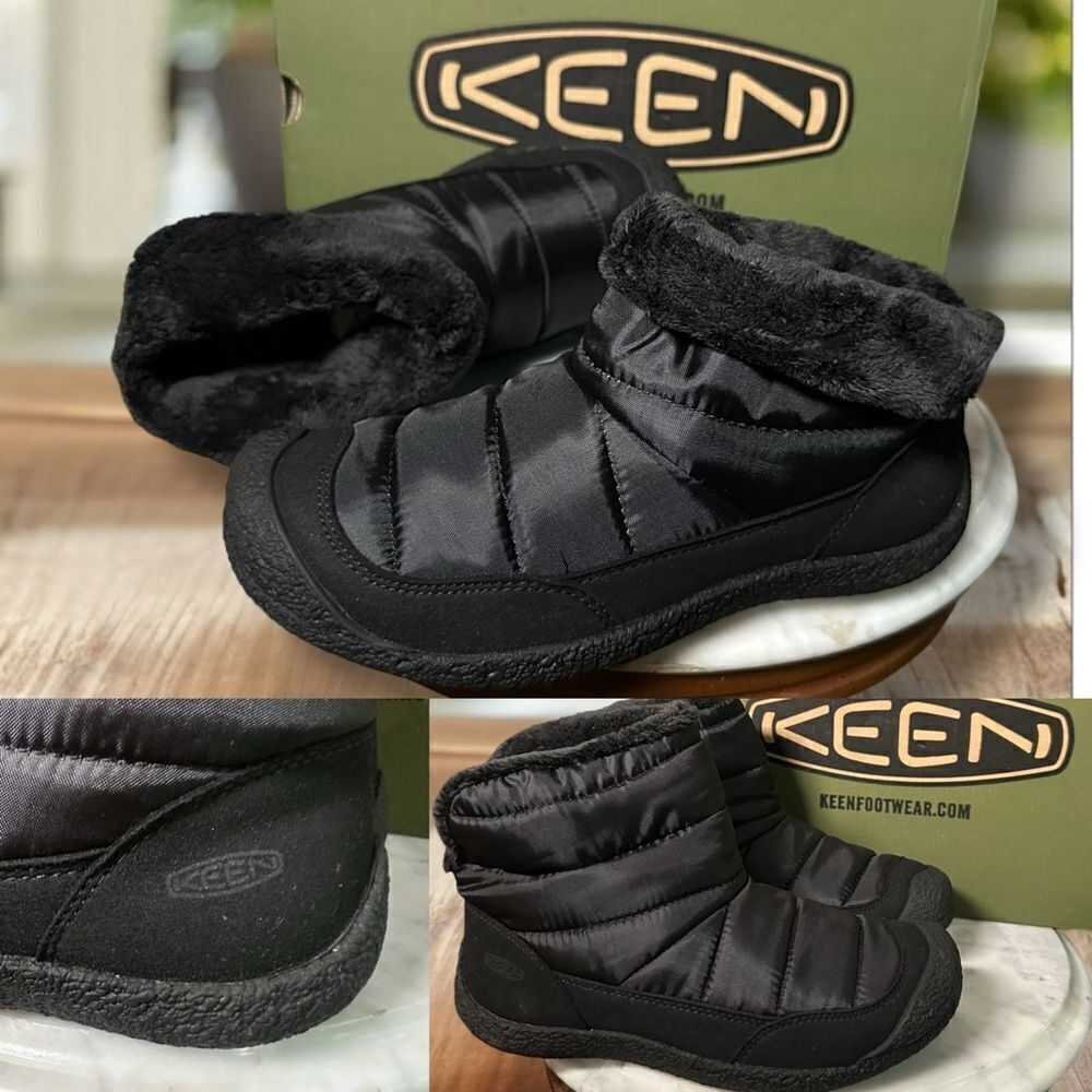 NEW KEEN Insulated Winter Snow Howser Fold Down Boot Size EU 38 Womens 7.5